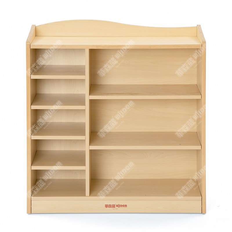 维也纳实木3层综合柜L80-枫木纹高清大图