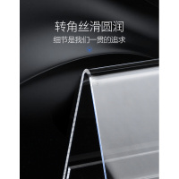 得力(deli) 金雕JD-8853 V型亚克力席卡 会议牌桌面展示牌 220*105MM