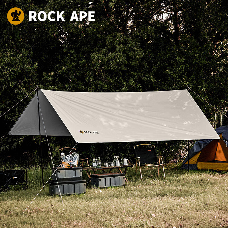 洛克猩球 户外露营便携四角天幕露营天幕Adventure 系列RAT024-SJ