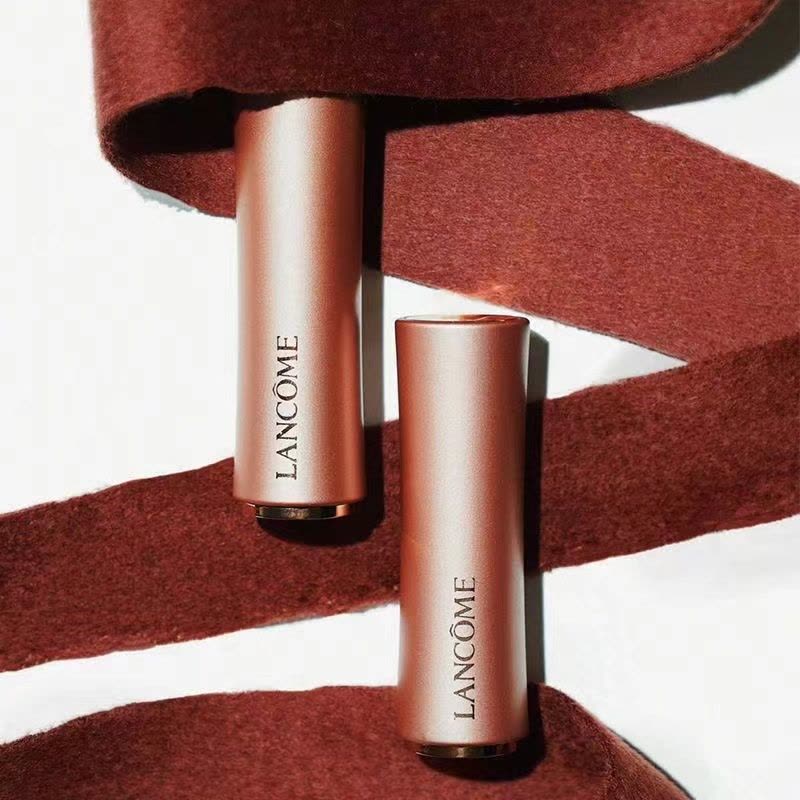 兰蔻(LANCOME)口红羊绒雾面半哑光唇膏小蛮腰粉金#289羊绒暖棕 浓郁显色3.4g图片