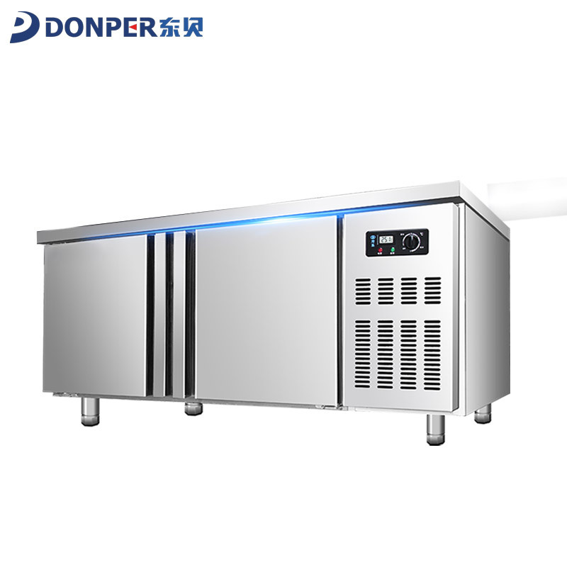 东贝好乐冷藏商用工作台1.8米*0.8冷藏工作台 商用冰柜奶茶店设备 水吧操作台厨房冰箱