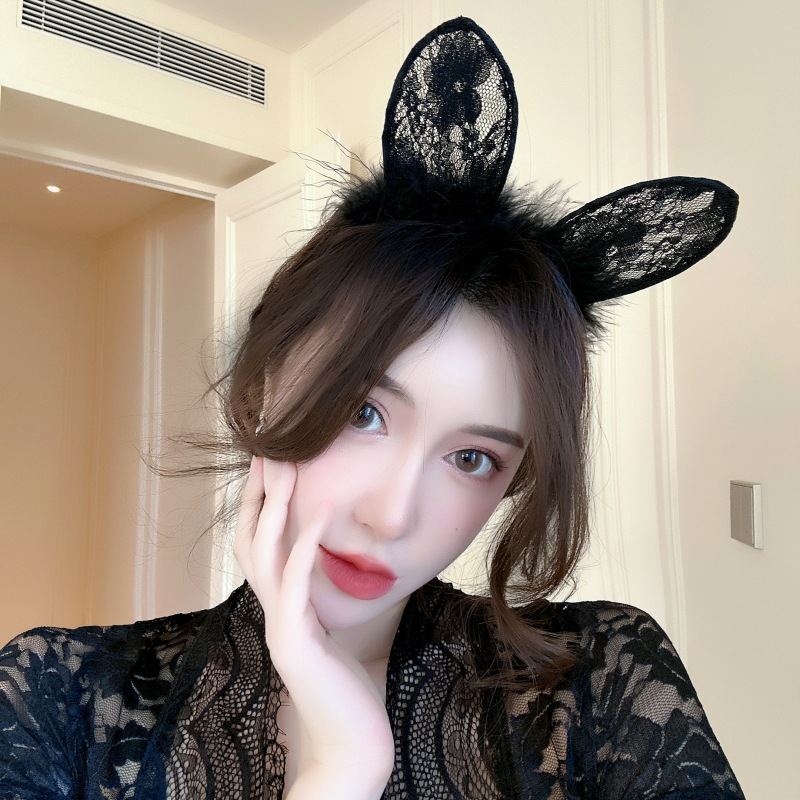 长夜漫漫女仆装情趣内衣性感眼罩纯欲诱惑捆绑手环SM成人用品4046 发卡 均码