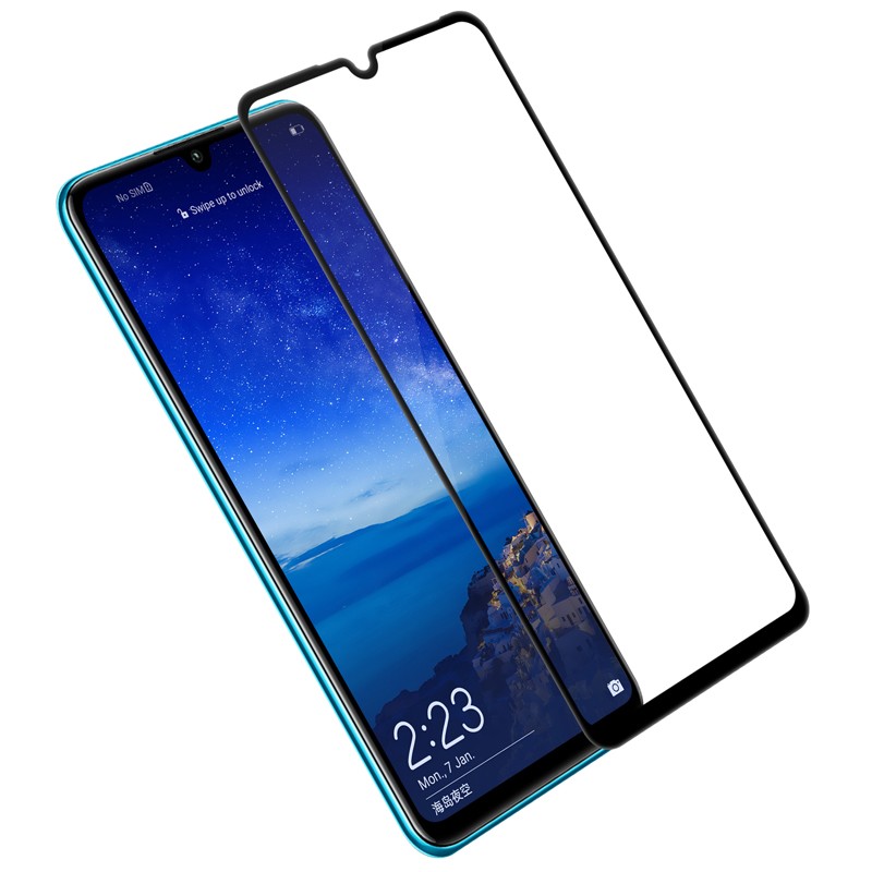 [买2送手机壳]轻万适用华为nova4e钢化膜全屏玻璃贴膜huawei黑色高清大图