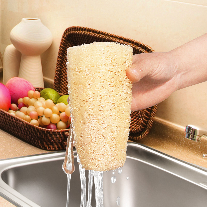 8cm3个丝瓜络 洗碗神器洗锅刷碗布厨房专用天然丝瓜瓤不沾油百洁布
