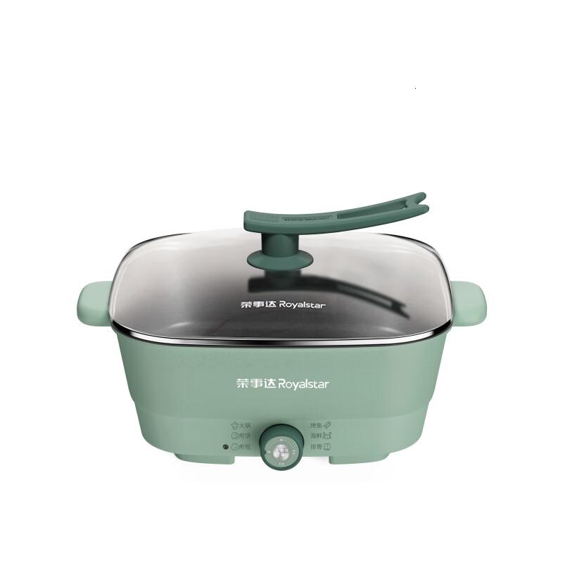荣事达5L大容量旋钮式电热锅HG36D