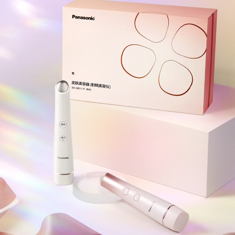 松下(panasonic)微电流樱花美容仪 家用面部眼部美容器 淡纹提拉瘦脸