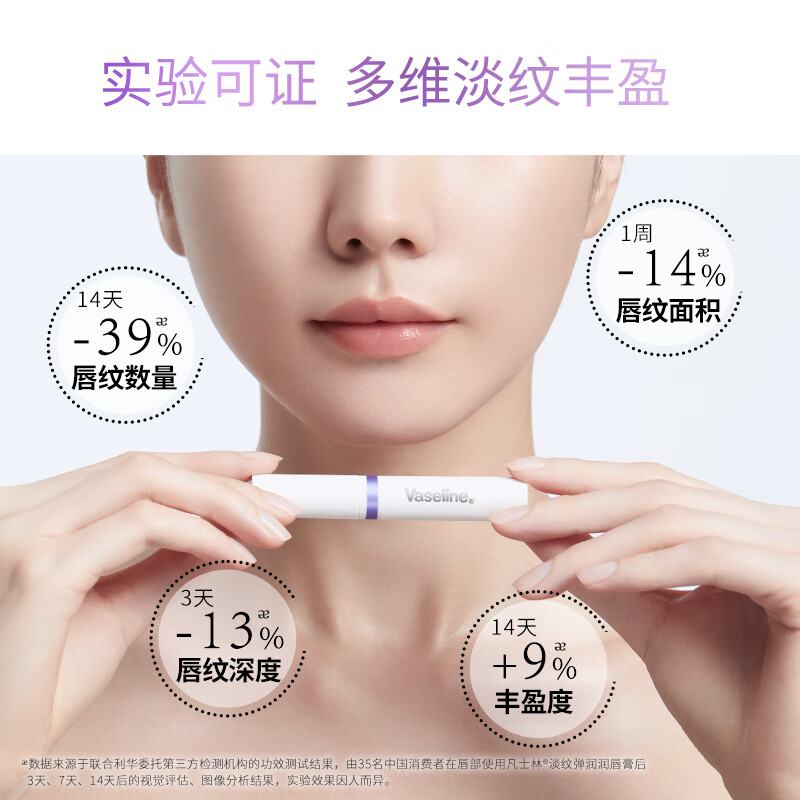 凡士林淡纹弹润润唇膏 1.8G高清大图