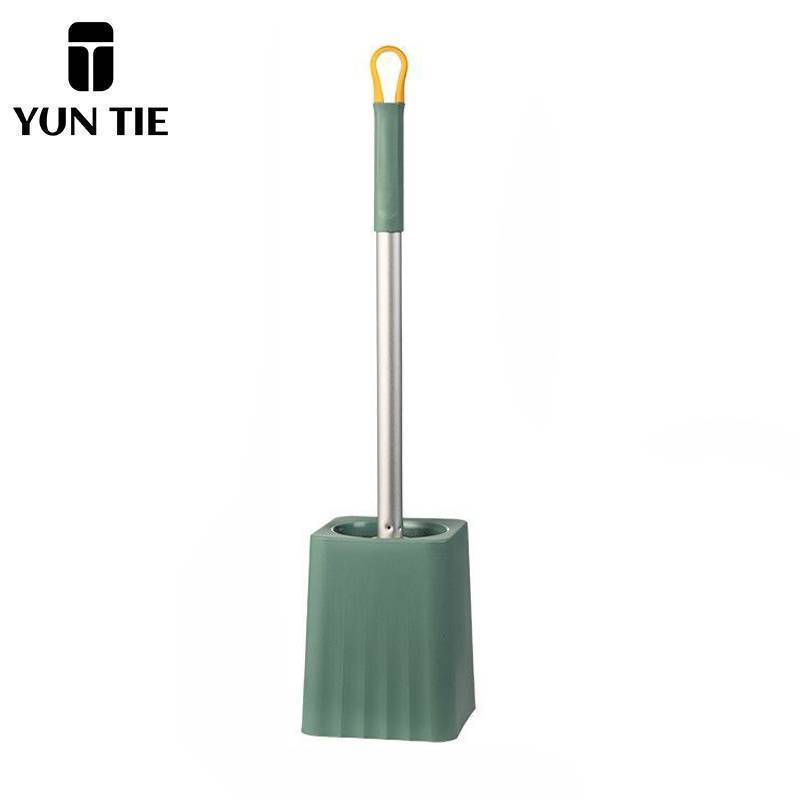 蕴铁带底座马桶刷豆沙绿/个高清大图