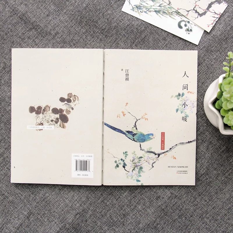 [正版]人间小暖汪曾祺著现当代文学当代随笔汪曾祺代表作品合集裸脊线装以爱和温暖为主题中国现当代随笔文学汪曾祺散文书店书