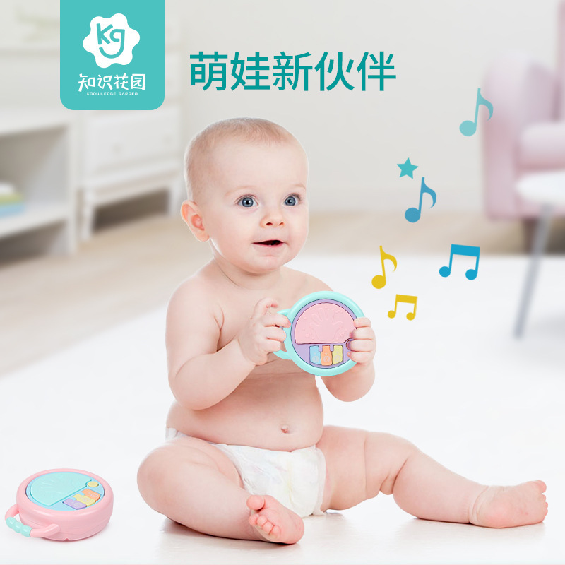 恒佳 9121 婴幼儿童益智早教玩具 音乐手拍鼓 0-3岁