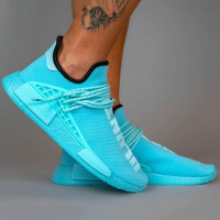 阿迪达斯(adidas) NMD Hu Pharrell 缓震耐磨 舒适透气运动休闲跑步鞋男 2021新款