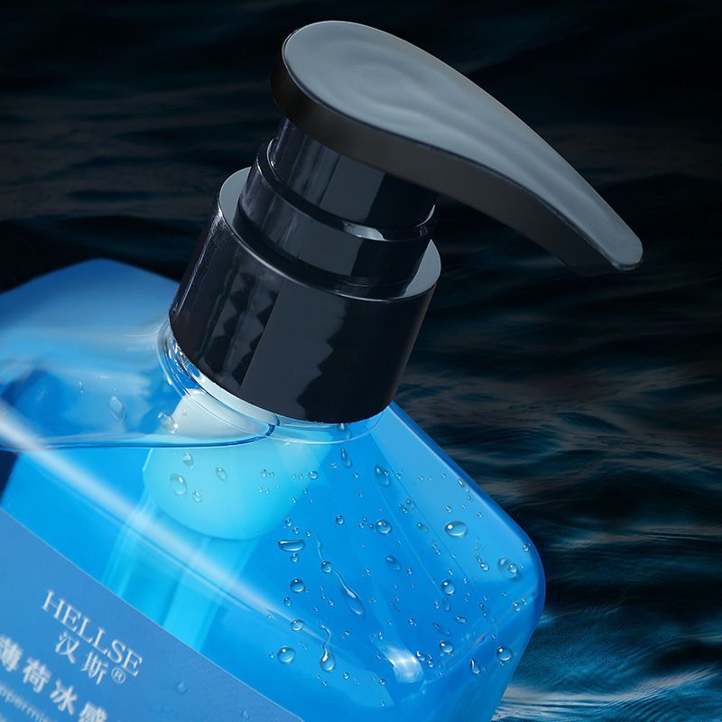 薄荷洗发水500ml男士专用沐浴露薄荷味洗澡清爽深层清洁洗护套装控油