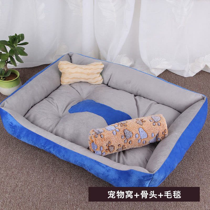 夏季狗窝四季通用猫窝宠物垫子泰迪小型大型犬冬天保暖狗狗用品床图片