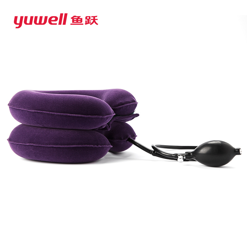 鱼跃(YUWELL)家用医用高档颈椎牵引器 B型 充气式颈托二层经济型(器械)
