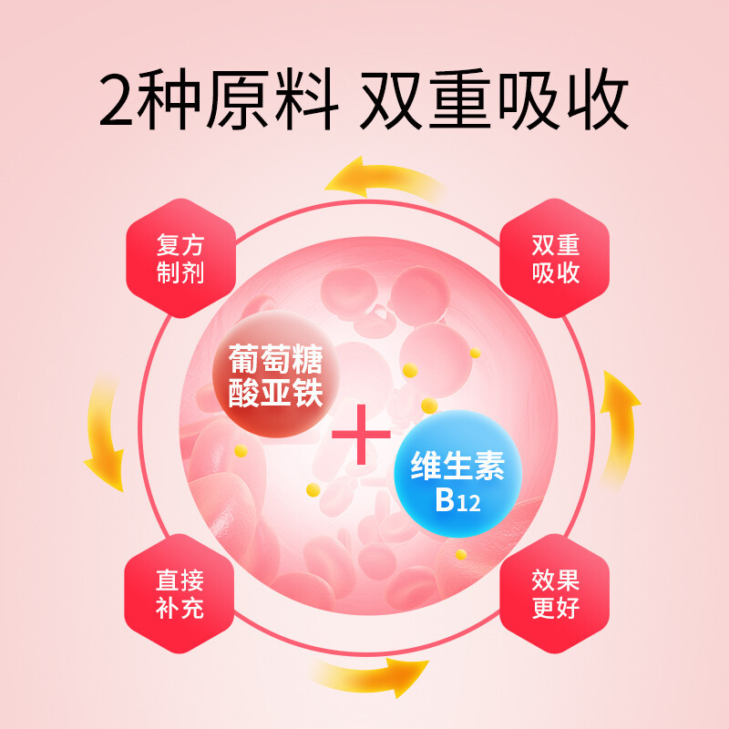 哈药 朴雪牌铁维生素B12口服液 10ml*90支
