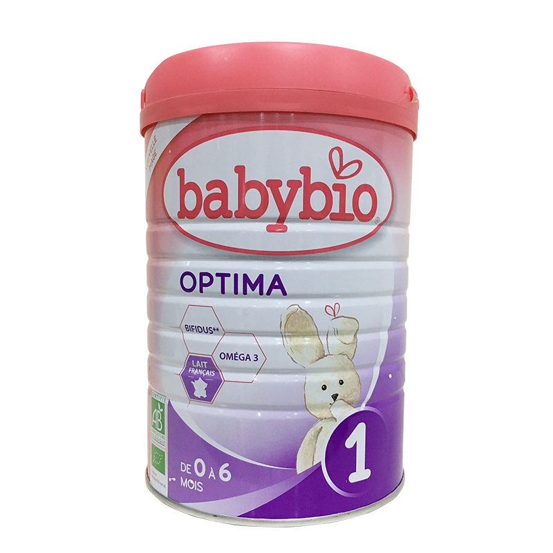 法国进口 伴宝乐(babybio)有机1段奶粉 婴幼儿 红罐 配方奶粉0-6个月900g*6罐装高清大图
