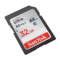 闪迪（SanDisk）32GB SD卡 高速存储卡 读取80MB/S 单反 微单 摄像机内存卡存储卡