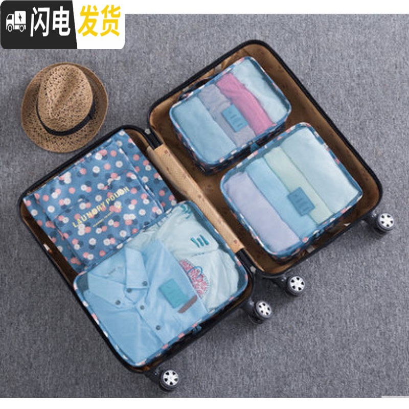 三维工匠大容量旅行收纳袋行李箱分装整理打包化妆包便携套装旅游洗漱包收纳包高清大图