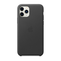 苹果Apple 原装iPhone 11 Pro 皮革保护壳 手机壳 黑色