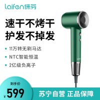 徕芬新一代电吹风机护发不伤发家用大功率负离子冷热风低噪音吹风筒速干理发店发型师专用大风力吹头发 LF01 绿色 3米