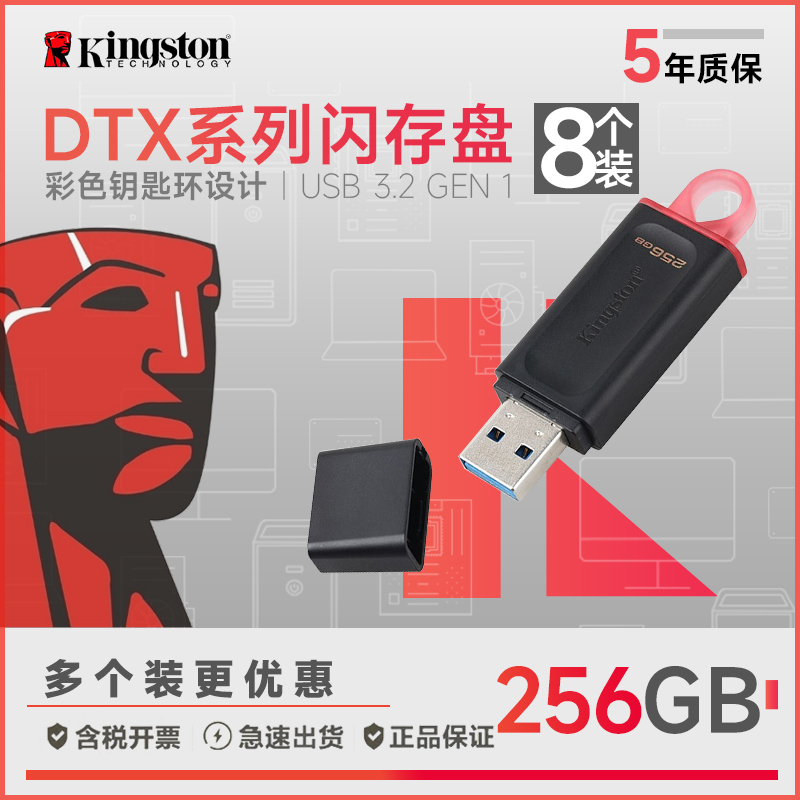 金士顿DTX/256GB 8个