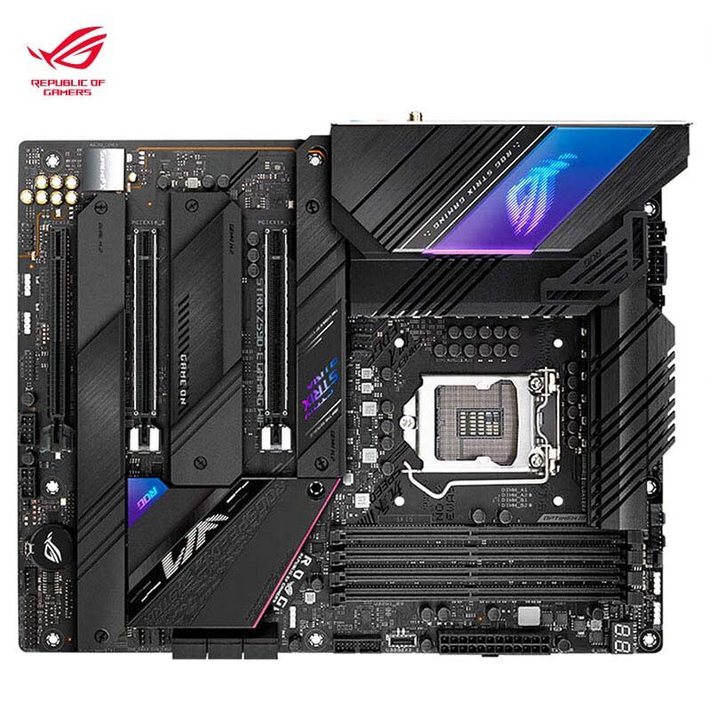 华硕(ASUS)玩家国度(ROG)ROG STRIX Z590-E GAMING WIFI主板 支持 CPU 10900K/10700K(Intel Z590/LGA 1200)