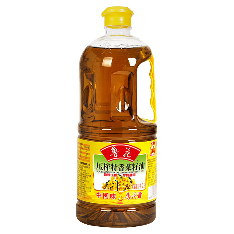 鲁花 食用油 非转基因 菜籽油 2升