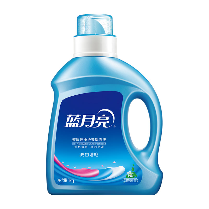 蓝月亮洗衣液6斤洗衣液组合:自然亮白1kg×2+自然亮白500g袋×2高清大图