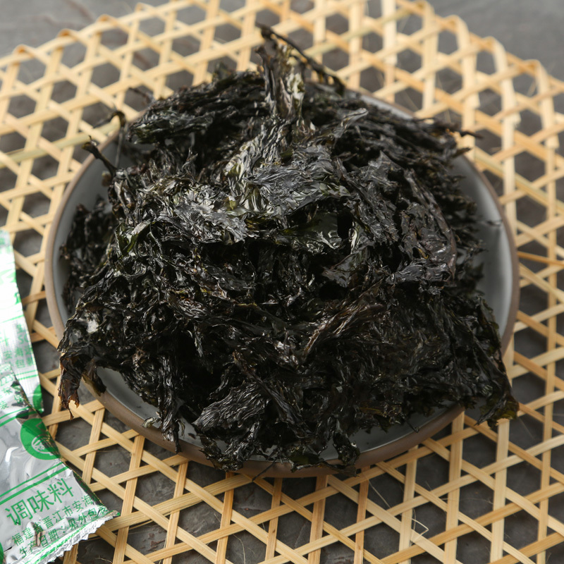 鲜堡无沙紫菜100克 海带 干菜海产品 叶菜类 南北干货 海鲜海水产 煲汤 土特产 方便速食 即食 厨房食品 汤料调味
