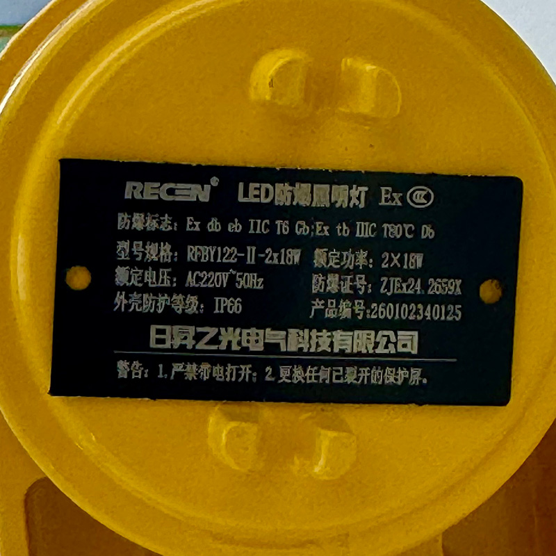RECEN RFBY122-II-2×18W LED防爆照明灯 个高清大图