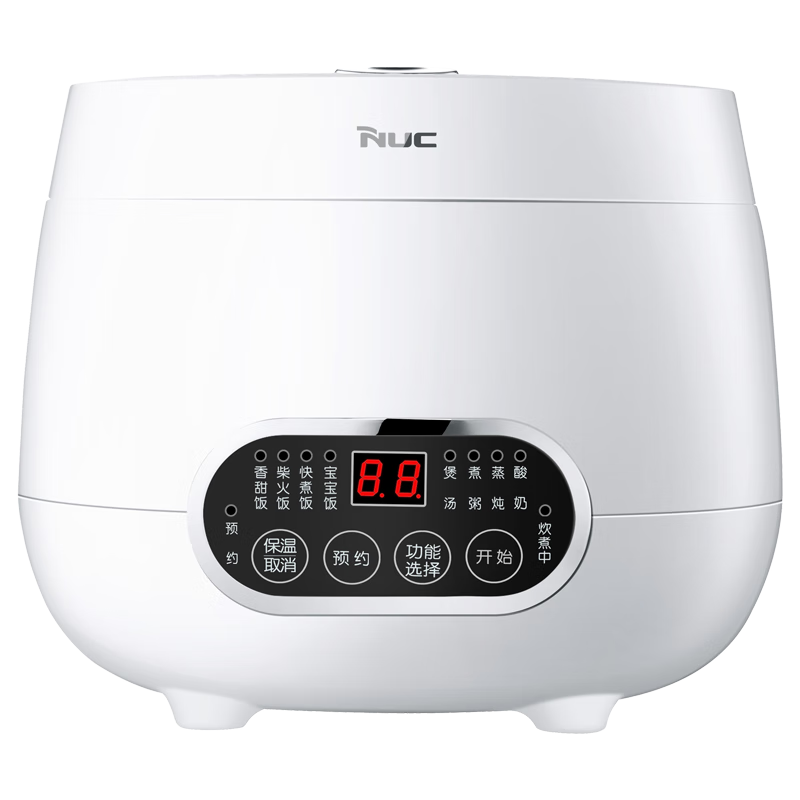 NUC麦饭石 智能电饭煲1.6LNC200 白色