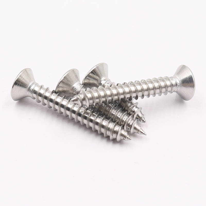 m3m4m5m6不锈钢304平头沉头十字自攻螺丝法耐自攻螺钉自攻木螺钉自功