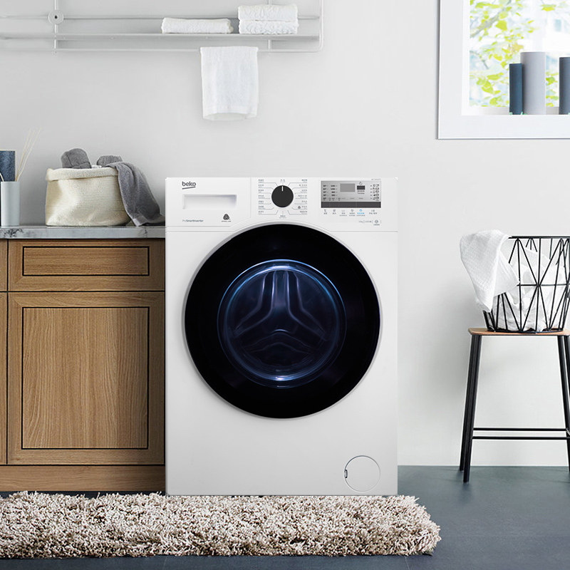倍科(beko)WCY 10232 PTI 10公斤大容量全自动变频滚筒洗衣机(白色)