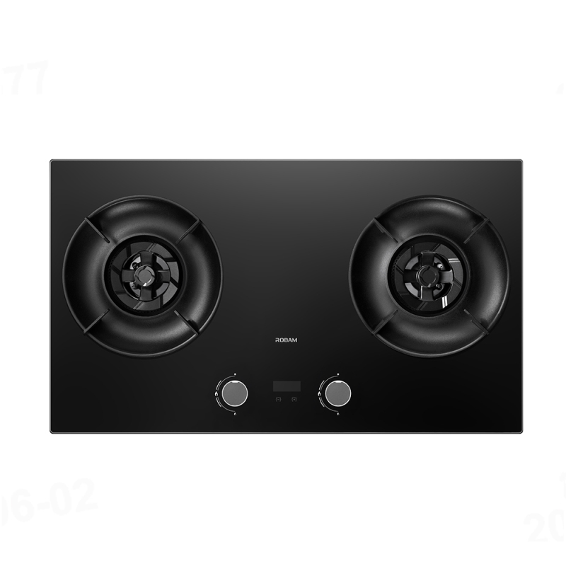 老板(Robam)[双边定时]燃气灶5.2kW 大火力 70%热效率 嵌入式灶具一级能效猛火灶 E2天然气高清大图