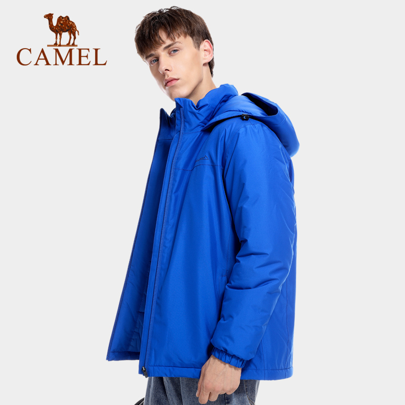 CAMEL骆驼珠穆朗玛系列夹棉冲锋衣男女秋冬新款加厚潮流百搭款外套