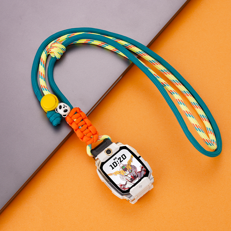 适用于小天才电话手表挂绳Z11/Z10/Z9/Z8/Z7/Z6a卡通可爱保护壳D3挂脖熊猫吊坠防丢绳配件秋冬款3139g 绿 7