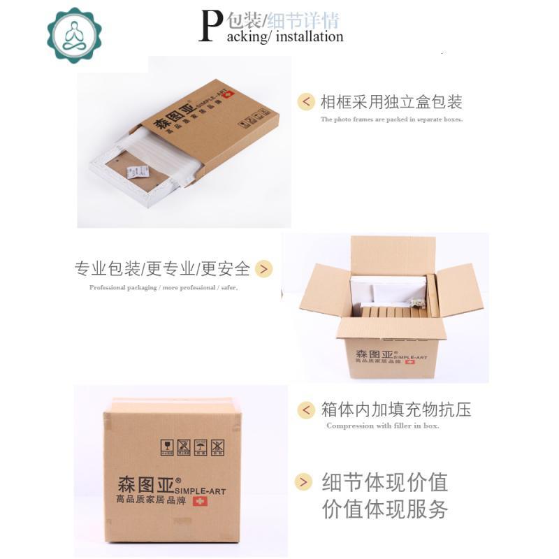 照片墙装饰欧式实木相框挂墙上组合连体挂相片框相片架