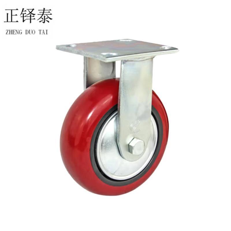 正铎泰 聚氨酯 耐磨 定向轮8寸200mm/个高清大图