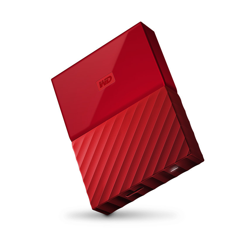 西部数据(WD)My Passport 2TB 2.5英寸 中国红 移动硬盘 WDBS4B0020BRD-CESN