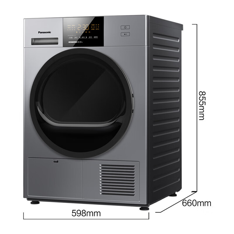 松下 干衣机净仕系列NH-EH10G 10KG大容量烘干高清大图