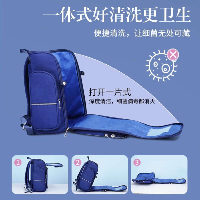七匹狼书包小学生男孩女童一二三到六年级减负护脊超轻儿童双肩包