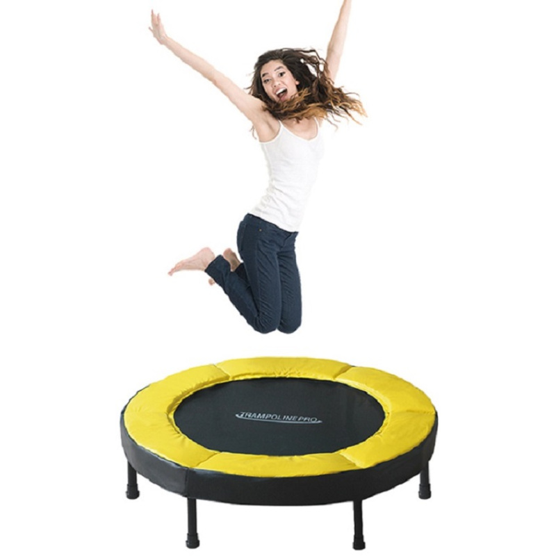 蹦蹦床成人健身38英寸加厚保护包边儿童家用跳跳床tp380带扶手报价