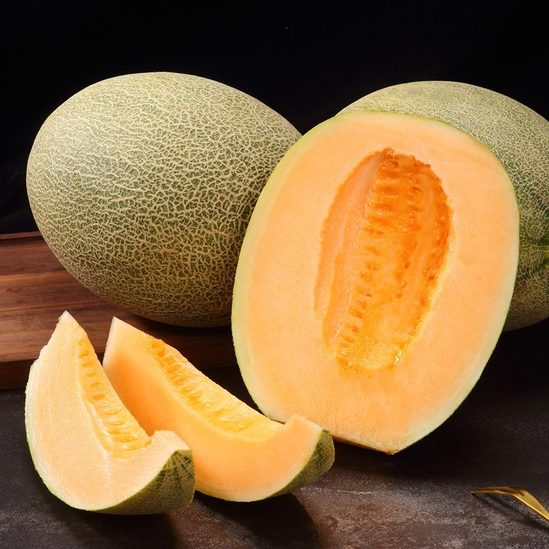 味知果 哈密瓜新鲜水果甜瓜网纹瓜生鲜水果哈密瓜盒装