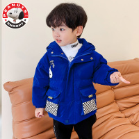 史努比(SNOOPY)儿童羽绒服加厚短款冬季新款洋气中小童纯色白鸭绒羽绒外套AF097