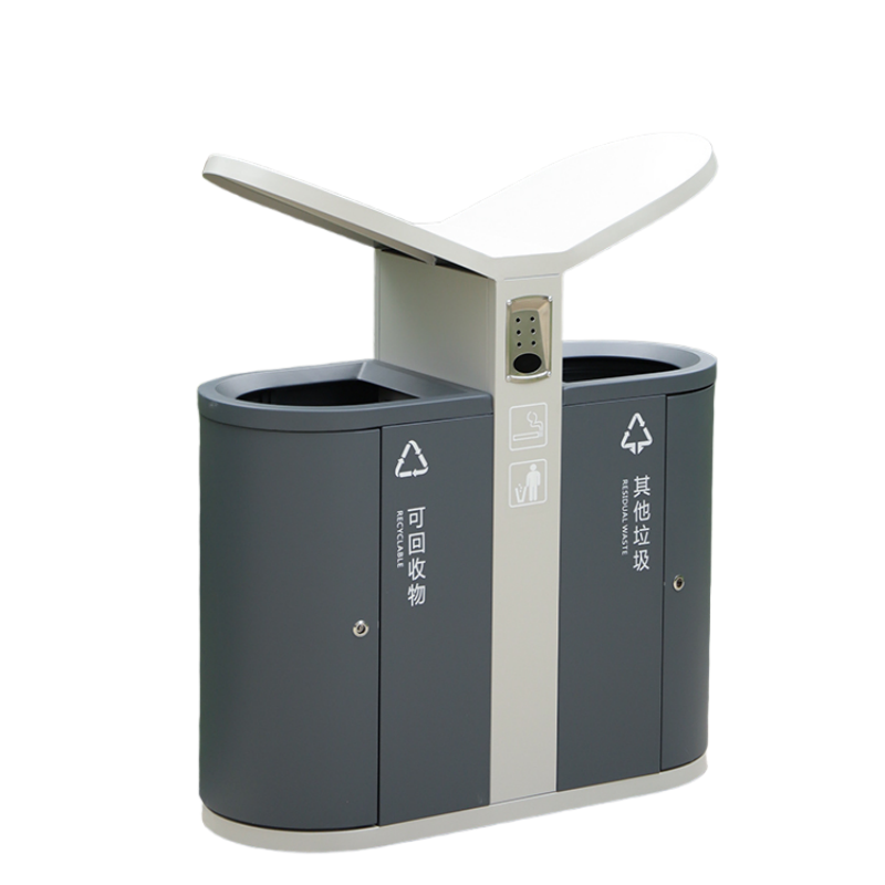 铭思达垃圾桶88*36*95cm个高清大图