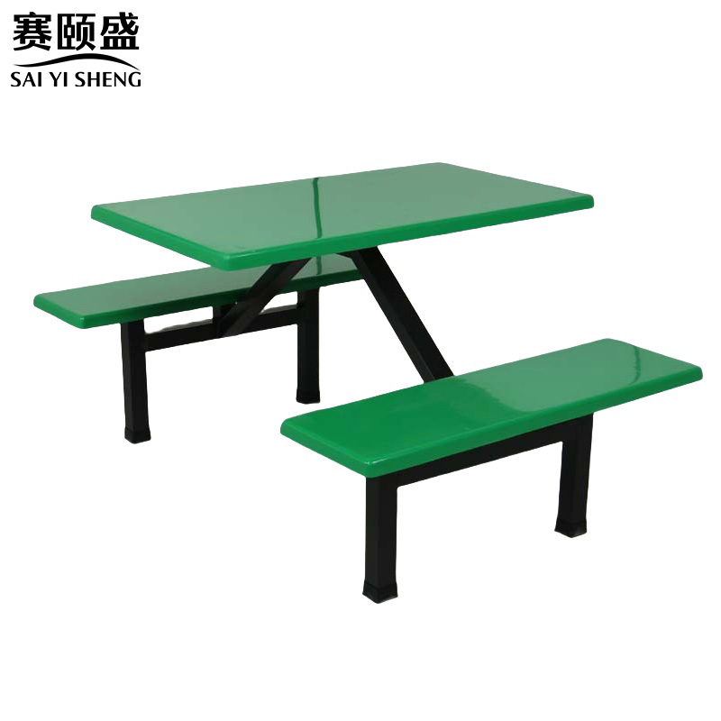 赛颐盛食堂餐桌1200*600*750mm套高清大图