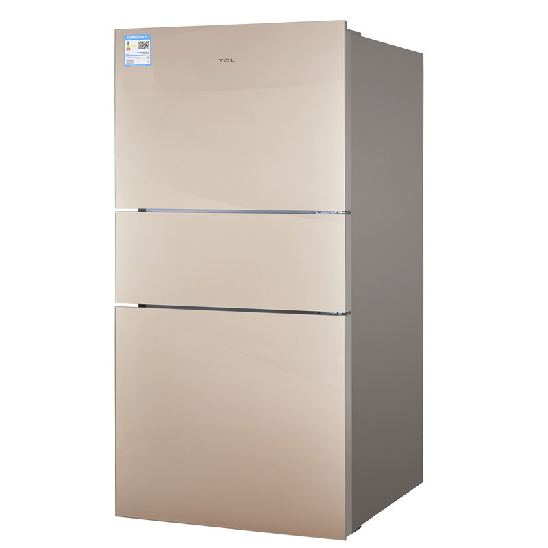 tcl冰箱bcd216twbfc2丝韵金216升三门单位台
