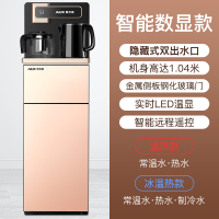 奥克斯饮水机家用下置水桶全自动智能遥控制冷制热高档茶吧机 名贵金 温热