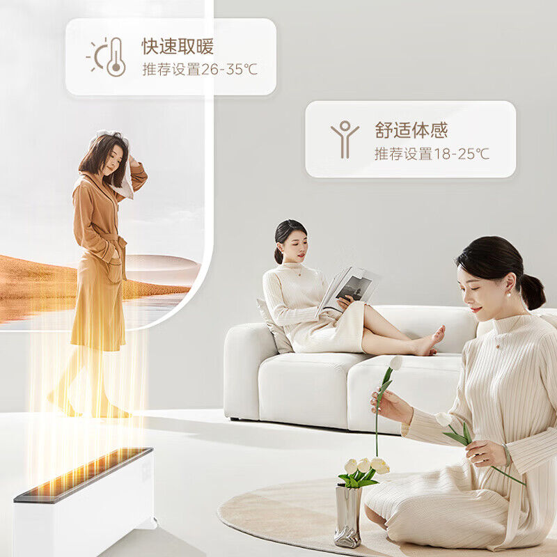 美的(Midea)踢脚线电暖器 取暖器 NDV-FR(单位:台)高清大图