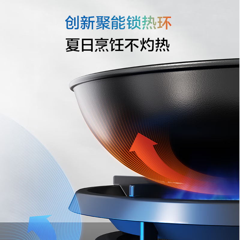 老板(Robam)燃气灶煤气灶家用大火力灶具 双灶台式嵌入式炉具 高热效率 聚能猛火灶2B0A2 天然气 70%热效率高清大图